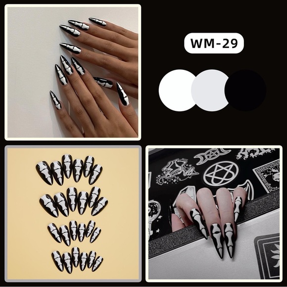 Halloween style Beautiful Press-on Nails for women - Picture 2 of 4